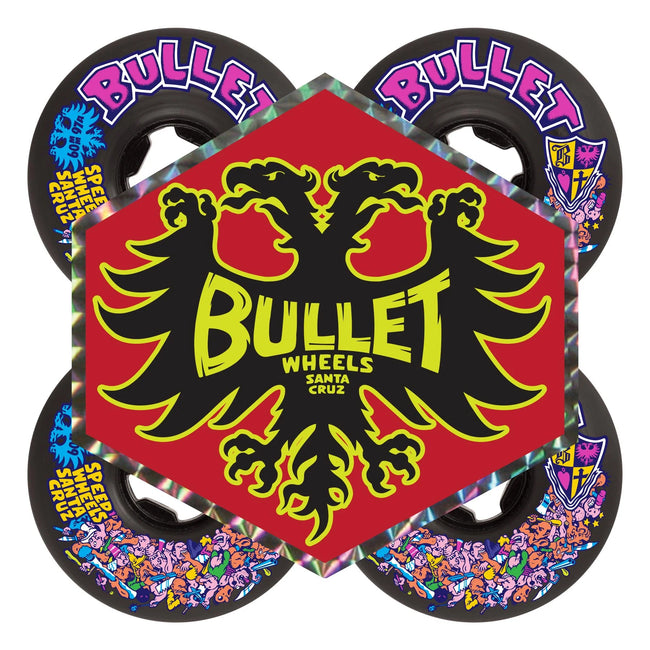 Slime Balls  Bullet Riot Vomits Wheels Black 60mm / 97a