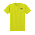 AntiHero  Heiro Pocket Tee Shirt  Neon safety Green