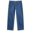 Butter Breakdown Relaxed Denim Jean Solid Blue