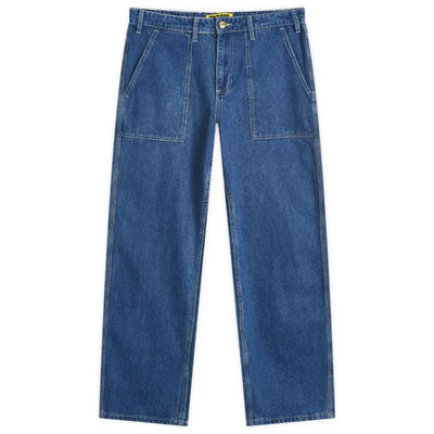 Butter Breakdown Relaxed Denim Jean Solid Blue