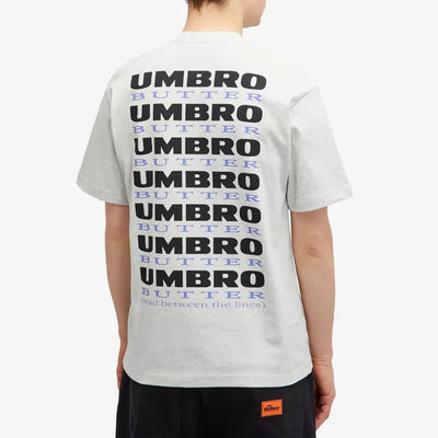 Butter Goods x Umbro Lines T-Shirt Ash