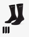 Nike SB Everyday Cushion Crew Socks 3 Pack Black size L (W 10-13 / M 8-12)