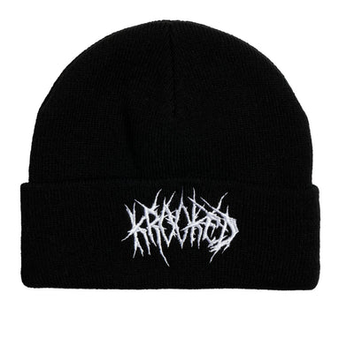 Krooked Necro Skript Beanie Black