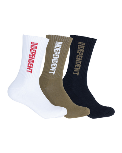 Independent Grind Crew Socks 3-Pack