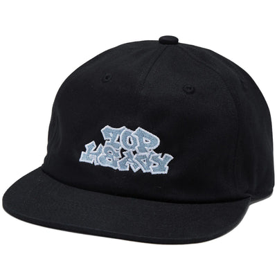 Top Heavy Stacks Six Panel Cap Black