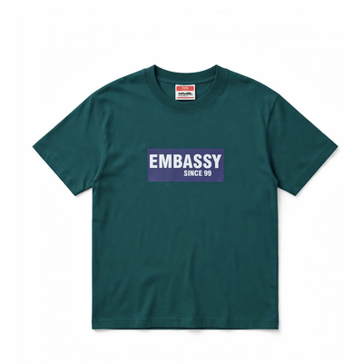 Embassy Box Logo Tee Forest Green