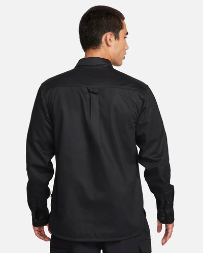 Nike SB Tanglin Longsleeve Button Up Shirt Black