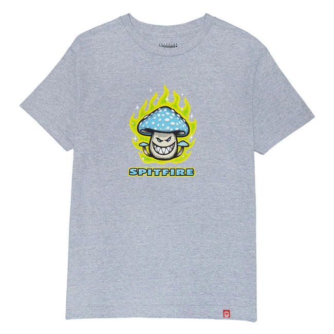 Spitfire Mushroom Bighead T-Shirt Grey