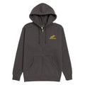 Antihero Motorized Embroidered Zip Hood Charcoal