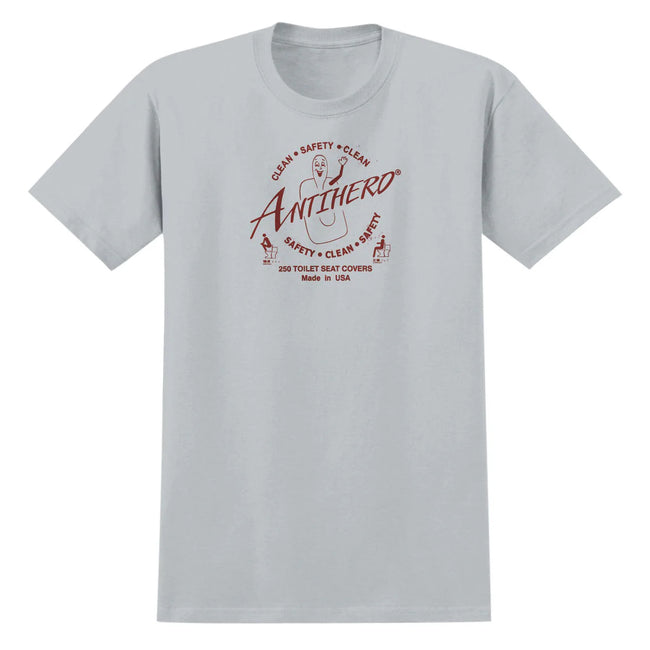 Antihero Clean Safety Tee Silver