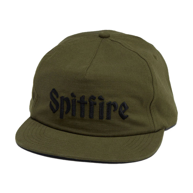 Spitfire Molotov Script Snapback Cap Olive