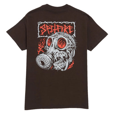 Spitfire Gasmask Tee Chocolate