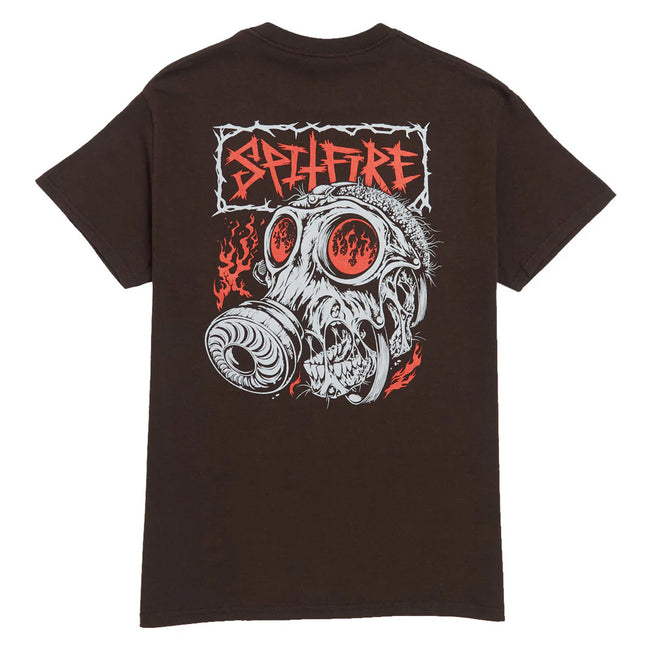 Spitfire Gasmask Tee Chocolate