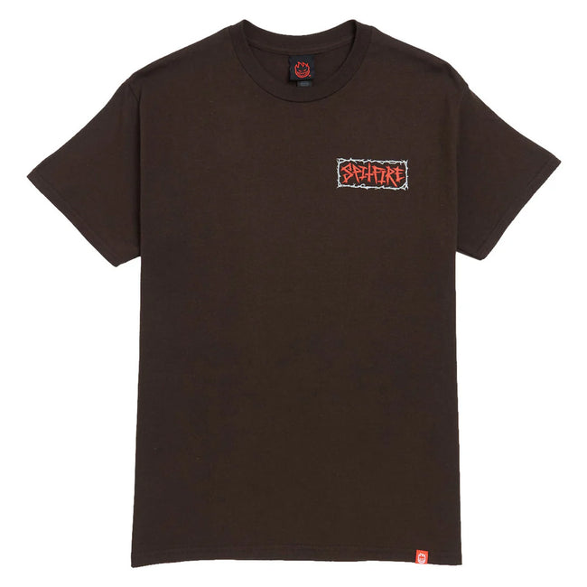 Spitfire Gasmask Tee Chocolate
