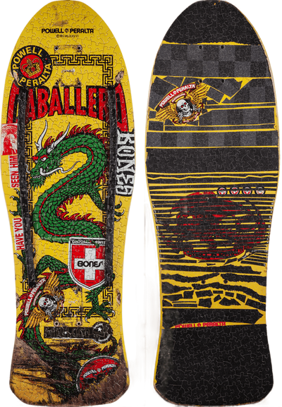 Powell Peralta Puzzle Cab Chinese Dragon Yellow