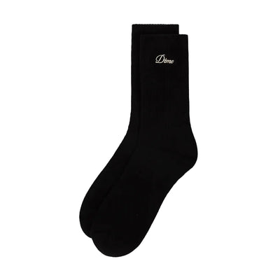 Dime 2-Pack Long Socks Black/White
