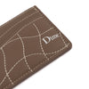 Dime Quilted Cardholder Brown
