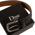 Dime Desert Leather Belt Black