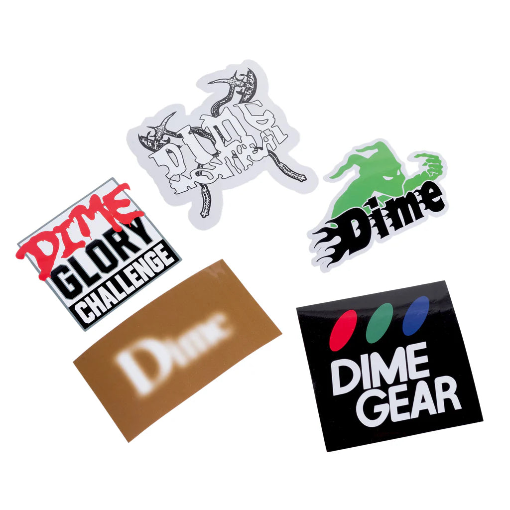 Dime Sticker pack – Embassy chch