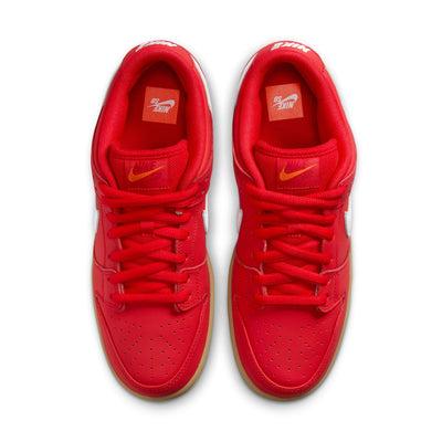 Nike SB Dunk Low Pro Shoe University Red/White  (NZ SHIPPING ONLY)