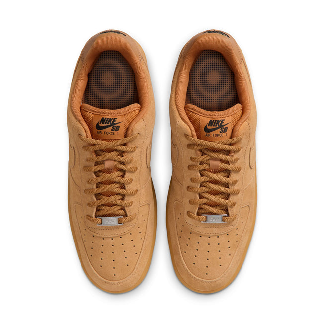 Nike SB Air Force 1 Low Shoe Flax/Flax-Black-Gum Light Brown