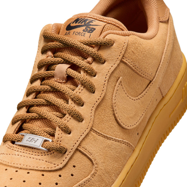 Nike SB Air Force 1 Low Shoe Flax/Flax-Black-Gum Light Brown