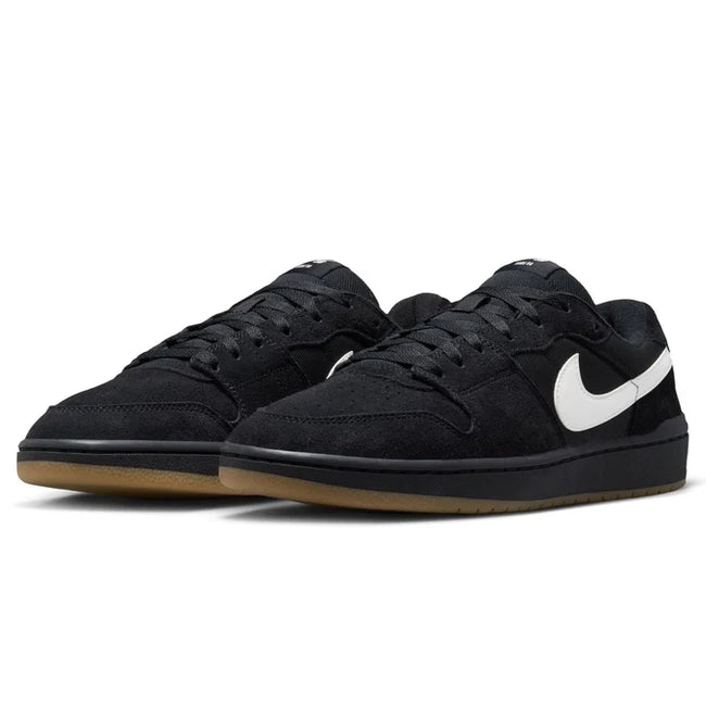 Nike SB Code 58 Shoe Black/Black/Gum Light Brown/Summit White