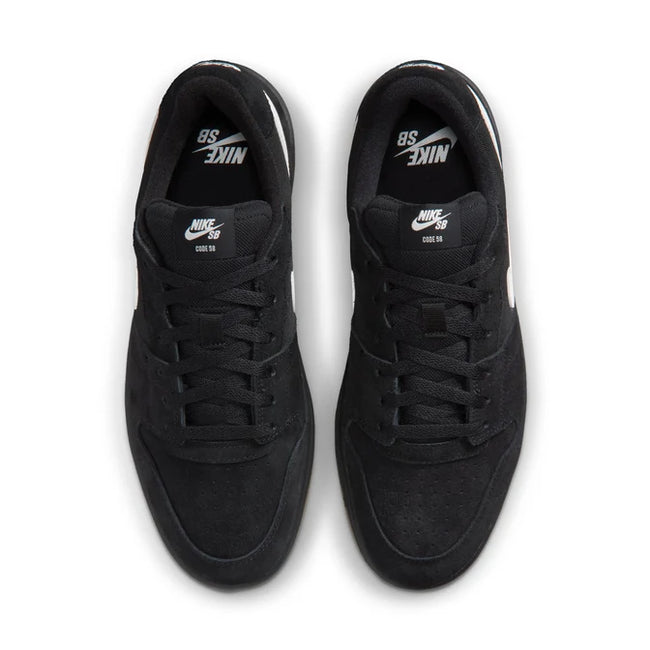 Nike SB Code 58 Shoe Black/Black/Gum Light Brown/Summit White