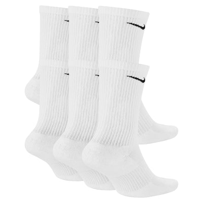 Nike SB  Everyday Plus Cushioned Training Crew Socks (6 Pairs) White