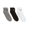 Nike Everyday Cushioned Training Ankle Socks (3 Pairs) black/grey/white