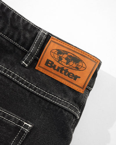 Butter Goods Ace Denim Jeans Distressed Black