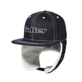 Butter Adilson Flap Cap Black