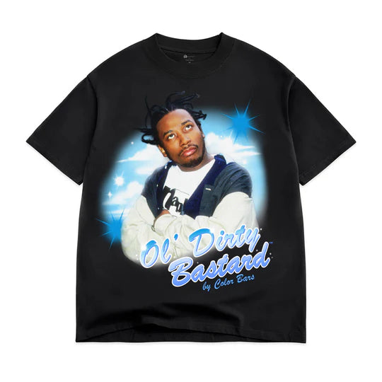 Color Bars X ODB Airbrush Tee Limo Black