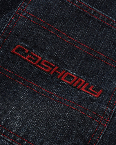 Cash Only Aleka Denim Jeans Streaky Wash