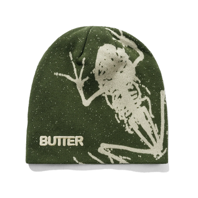 Butter Goods Amphibian Skully Beanie Army