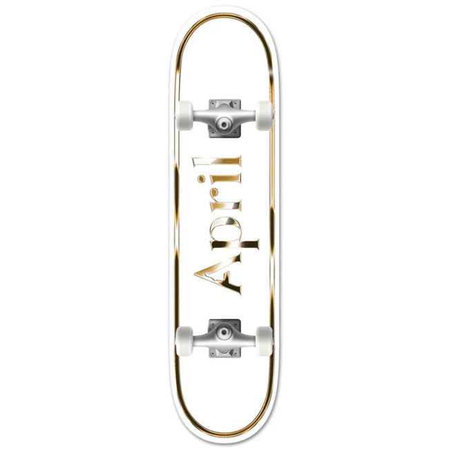 April OG Logo Golden/White Complete 8.0"