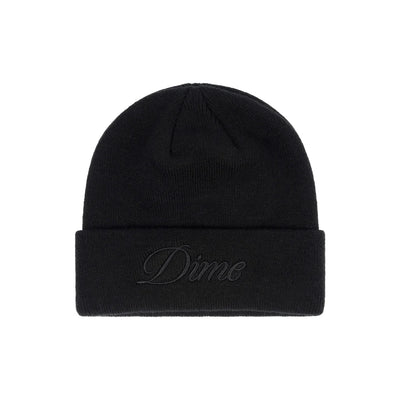 Dime Cursive Beanie Black