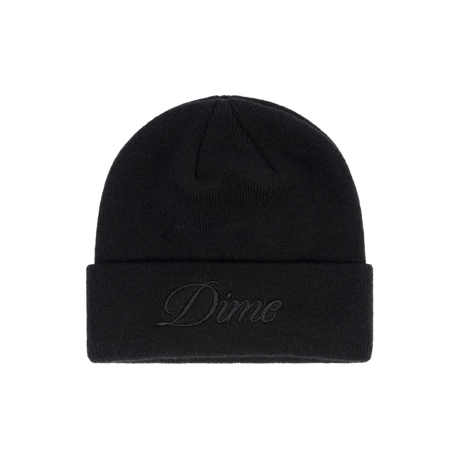 Dime Cursive Beanie Black