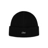 Dime Cursive Fold Beanie Black