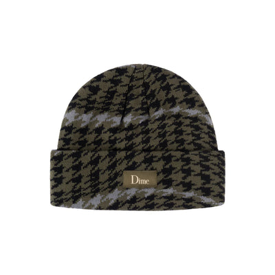 Dime Wavetooth Cuff Beanie Army Green