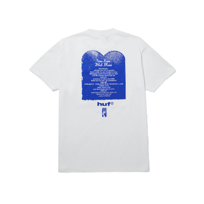 HUF x Isaac Hayes Black Moses Heavyweight T-Shirt White