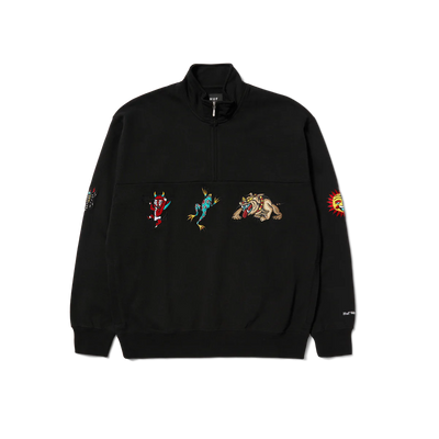 Huf Bledsoe Quarter Zip Fleece Black