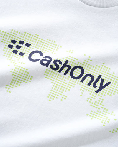 Cash Only Business T-Shirt White