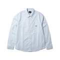 Huf Classic Arch Long Sleeve Oxford Shirt Light Blue