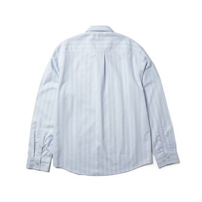 Huf Classic Arch Long Sleeve Oxford Shirt Light Blue