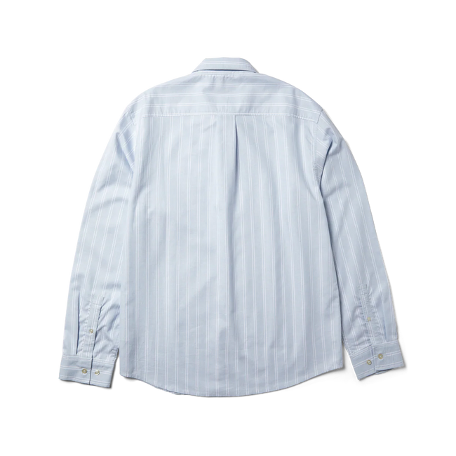 Huf Classic Arch Long Sleeve Oxford Shirt Light Blue