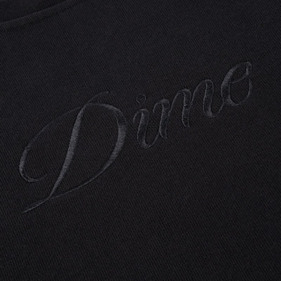 Dime Cursive Logo Crewneck Black