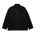 HUF Contrast Nylon Chore Jacket Black