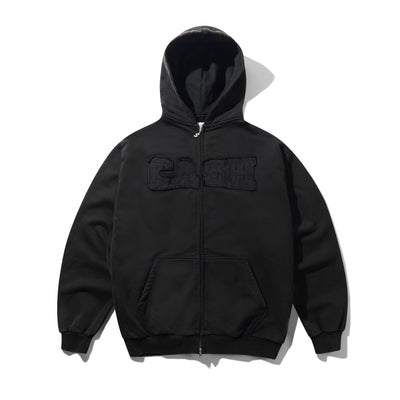 Cash Only Campus Zip Thru Hood Black