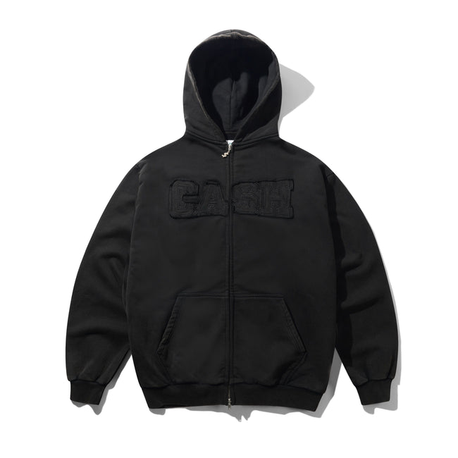 Cash Only Campus Zip Thru Hood Black